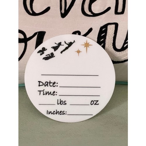 Peter Pan inspired birth announcement / Tinkerbell inspired baby / newborn photo prop