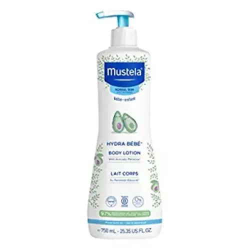 Mustela Hydra Bebe Body Lotion - Daily Moisturizing Baby Lotion with Natural Avocado, Jojoba & Sunflower Oil - 1 or 2-Pack - Various Sizes