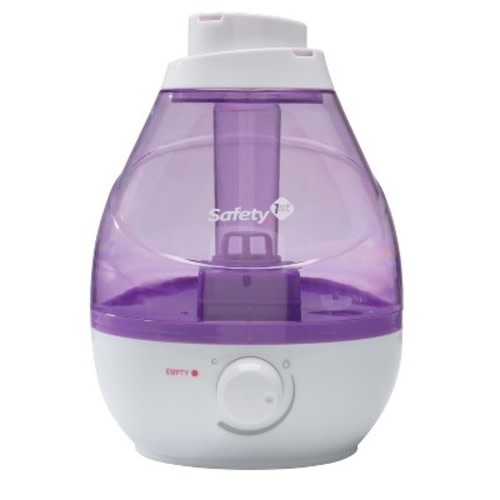 Safety 1st Ultrasonic 360° Cool Mist Humidifier, Color: Purple