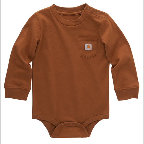 Kids' Long-Sleeve Pocket Bodysuit | Gear | Carhartt