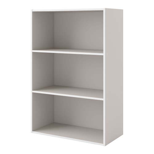 Furniture of America Brooks Stackable 3-Tier Wood Gray Bookcase