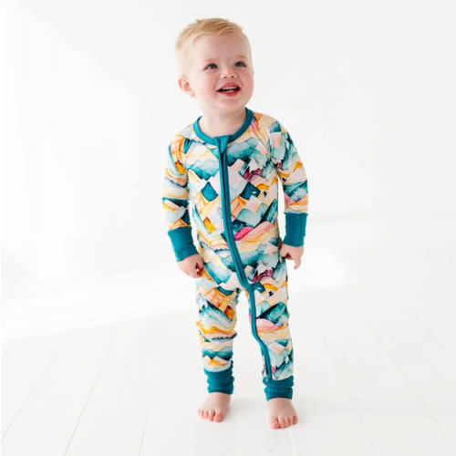 ZIP JAMMIES - SPRING MOUNTAINS