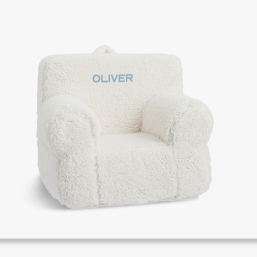 Anywhere Chair, Cream Sherpa - “personalize”