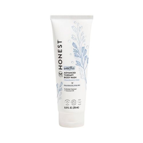 The Honest Company Soothe Fragrance Free Advanced Therapy Body Wash - 8.0 Fl Oz