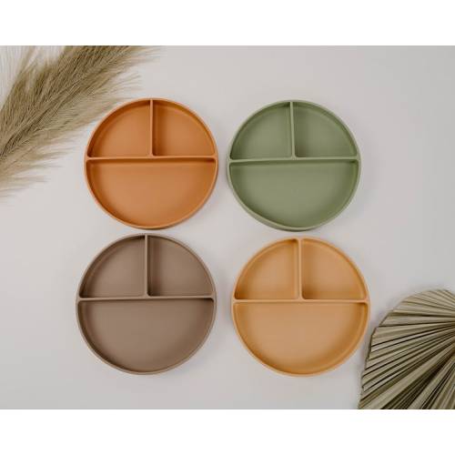 Silicone plate| Baby dishes | Non-slip | BPA-free |Waterproof |Washable & easy to clean| Silicone plate for babies and children