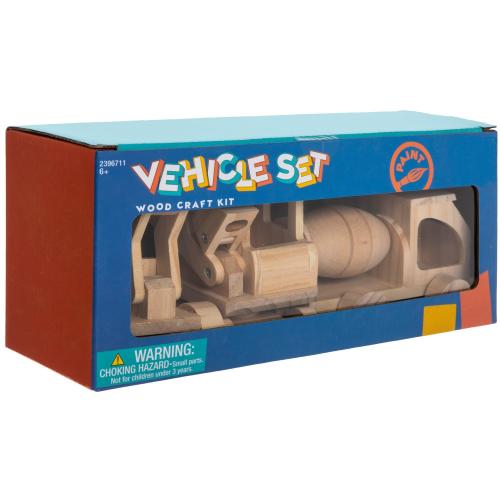 Paint Your Own Wood Vehicle Kit