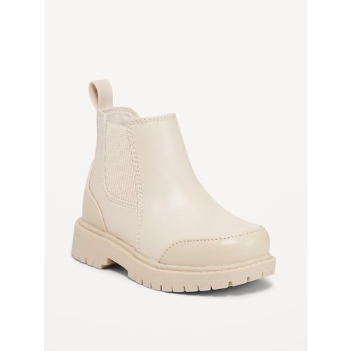 Faux-Leather Chelsea Boots for Toddler Girls