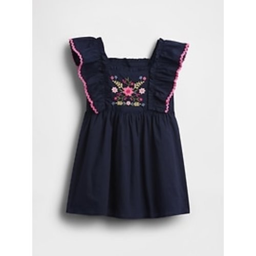 Baby & Toddler Flutter-Sleeve Dress | Gap