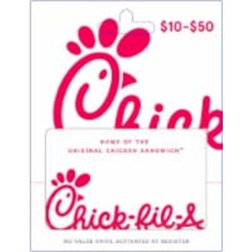 Chick-fil-A $10-$50 Gift Card, 1 ct