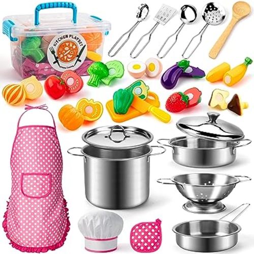 26PCS Play Kitchen Accessories