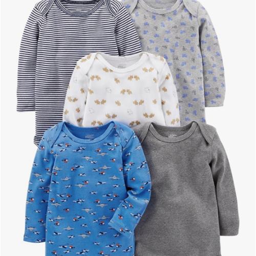 Simple Joys by Carter's Unisex Babies' Long-Sleeve Bodysuit