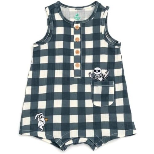 Disney Junior Baby Henley Romper Newborn to Infant Sizes (Newborn - 24 Months)