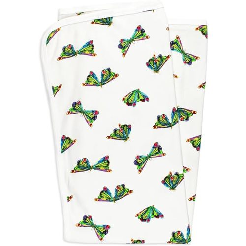 L'ovedbaby Baby Girls Organic Blanket, Butterfly