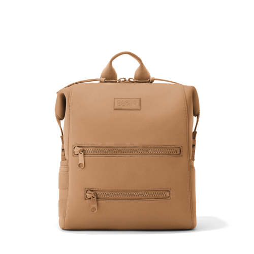 Indi Diaper Backpack | Neoprene Baby Backpack | Dagne Dover - Medium Camel