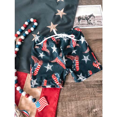 American Cowboy Boys Shorts (Baby, Toddler & Youth)