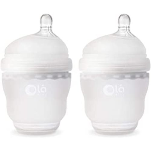 Olababy Gentle Bottle 2 Piece Frost Set, 4 Ounce