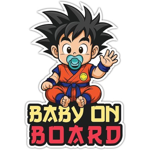 Thats It! Anime Baby on Board Sticker | Removable Decal Car Bumper | Indoor Outdoor Window Sticker | Vinyl Decal for Car, Truck, and Van | Waterproof & Long Lasting Sticker | TI–420