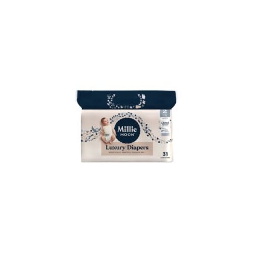 Millie Moon Luxury Diapers, Size 2, 31 Count