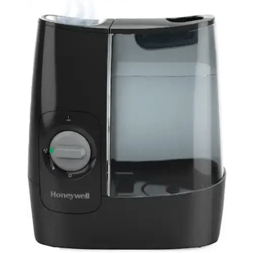 Honeywell - HWM845 Warm Mist Humidifier with Essential oil cup, Filter Free - Black
