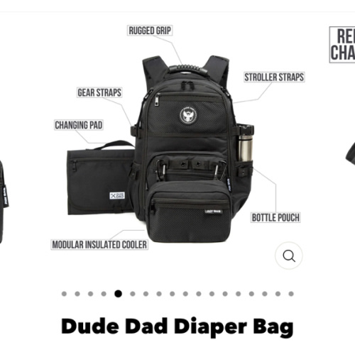Dude Dad Diaper Bag