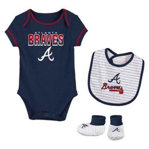 MLB Atlanta Braves Infant Layette Set - 12M