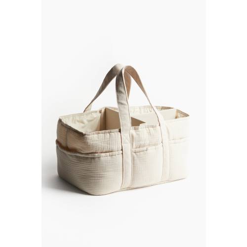MUSLIN DIAPER CADDY BAG