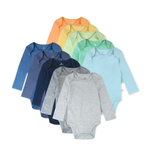 10-Pack Organic Cotton Long Sleeve Bodysuits | Honest Baby Clothing