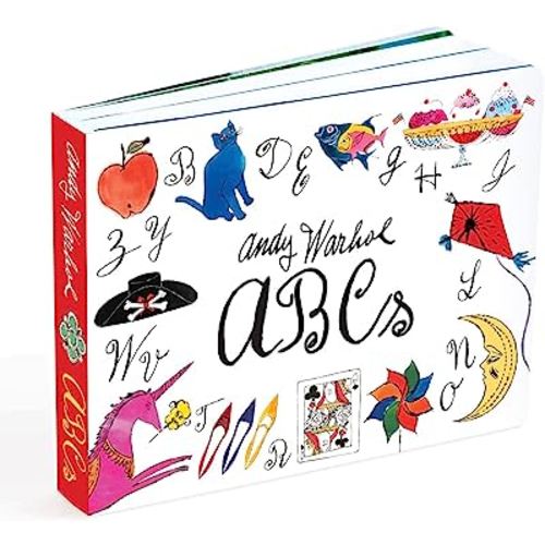 Andy Warhol ABCs – Whimsical and Educational Alphabet Board Book for Toddlers and Babies