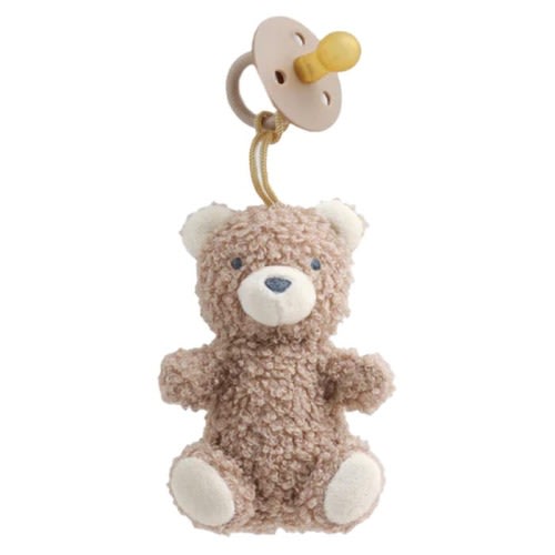 Bitzy Pal Natural Rubber + Stuffed Animal