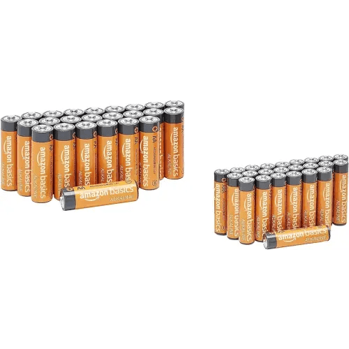 Amazon Basics - 24 Double AA Batteries and 24 Triple AAA Batteries