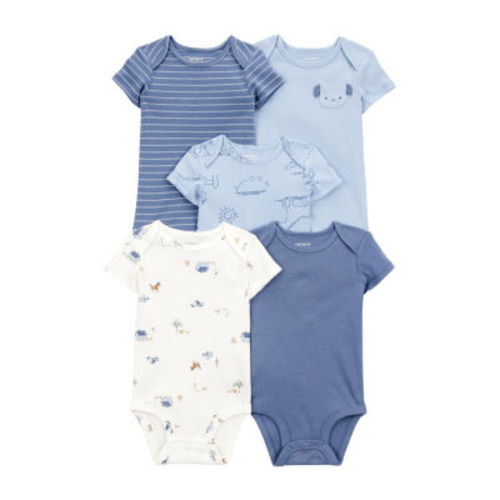 Carter's Baby Boys 5-pc. Short Sleeve Bodysuit