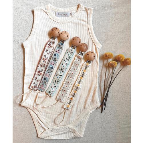 Handmade Vintage-Inspired Pacifier Clips