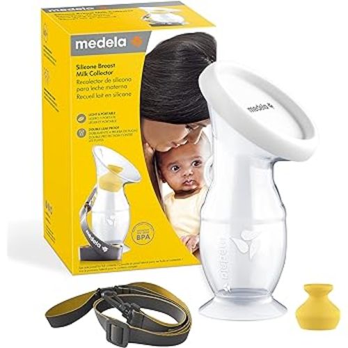 Medela colector de silicona para leche materna, copa de leche materna con base de succión y tapa para almacenar leche, adecuado para un uso diario : Amazon.es: Bebé