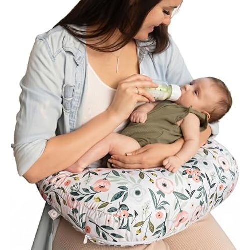 Boppy Nursing Pillow, Safe Ergonomic Breastfeeding & Baby Feeding Support