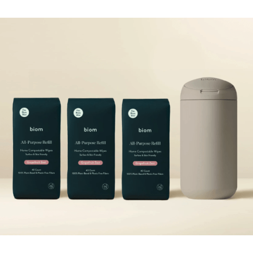 Biom Mini™ + All-Purpose Wipes Starter Kit