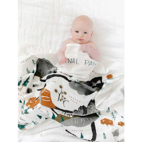 National Parks Muslin Swaddle