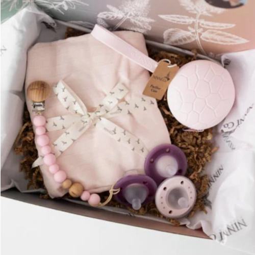 The Ultimate Spring Blush in Blook pacifier Gift Set | Ninni Co.