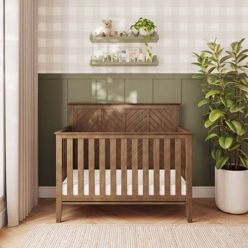 Atwood 4-in-1 Crib, Cocoa Bean | Convertible Cribs | Child Craft