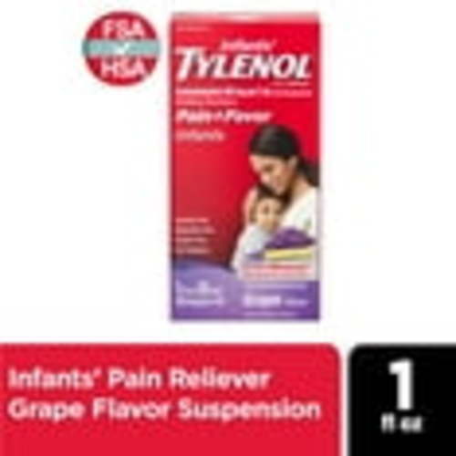 Infants' Tylenol Acetaminophen Liquid Medicine, Grape, 1 fl. oz
