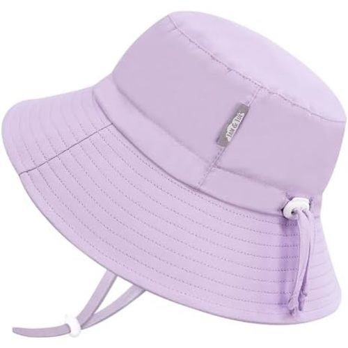 JAN & JUL Girls' Adjustable Water Resistant Bucket Sun-hat 50+ UPF