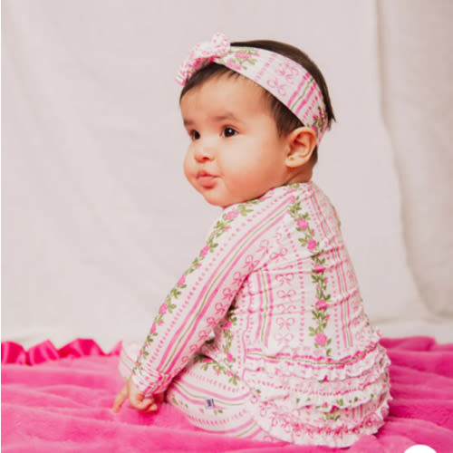 Bowquet of Roses Convertible Ruffle Romper