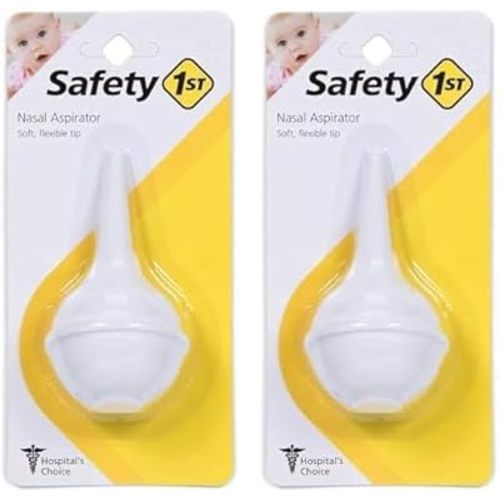 Safety 1st Nasal Aspirator, White, One Size (Pack of 2)