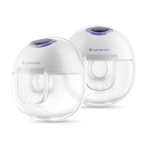 Lansinoh Discreet Duo Wearable Double Electric Breast Pump, Hands-Free Portable Breast Pump HSA/FSA Eligible