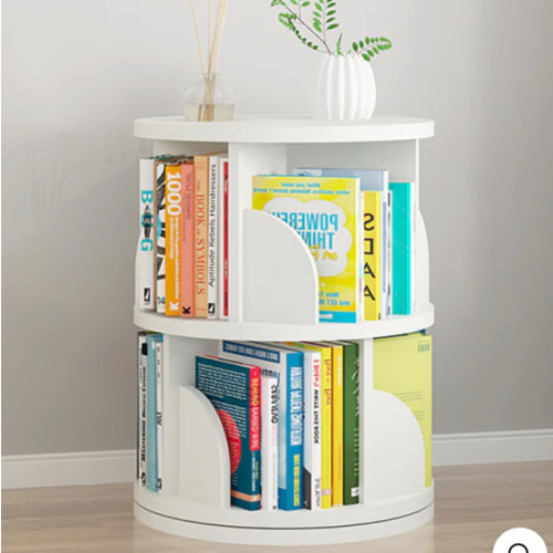 Rotating Bookshelf 360 Degree Revolving Bookcase