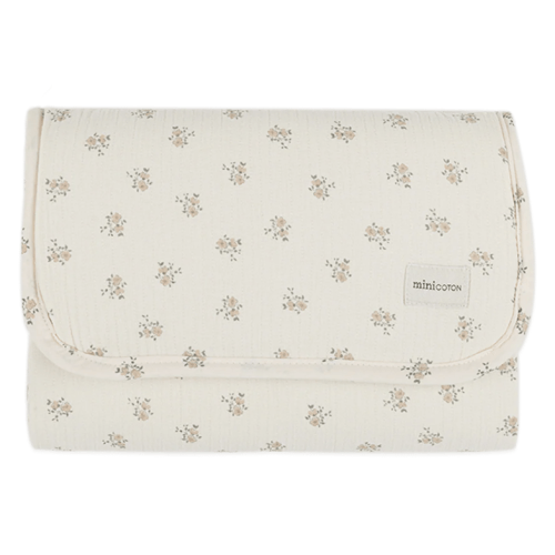 Folded Blossom Rose Changing Mat · Minicoton
