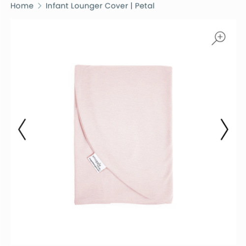 Infant Lounger Cover | Petal