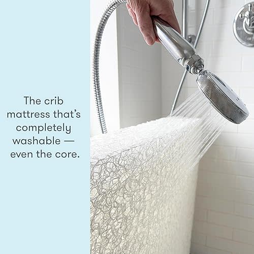 Newton Baby Essential Crib Mattress - Safe, Ultra-Breathable & Machine Washable Infant Crib Mattress, Removable Cover, Thick Cushion - White