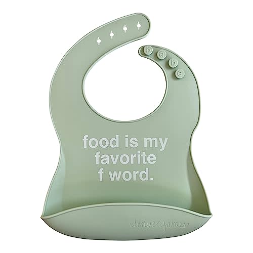 Denver James Silicone Feeding Bibs | Dishwasher Safe. Waterproof. Adjustable.