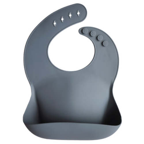 Mushie Silicone Baby Bib | trade winds