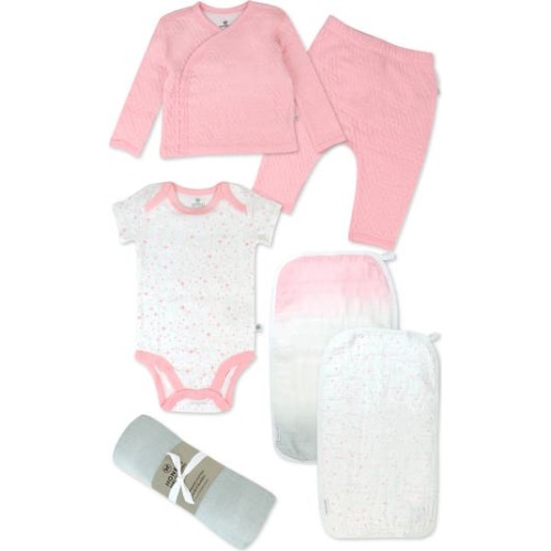 6-Piece Take Me Home Organic Cotton Gift Set, 0-3M